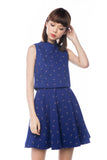 Fay 3 way Cheongsam Dress in Blue - Mint Ooak - Dress - 3