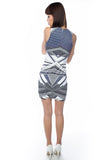 Hailey Abstract Digital Print Dress - Mint Ooak - Dress - 5