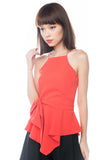 Angella Sash Peplum Top - Mint Ooak - Top - 1