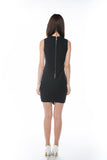 Magdalein Quilted Cross Front Dress in Black - Mint Ooak - Dress - 5