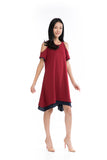 Cailyn Reversible Cold Should Dress in Red