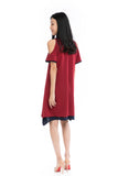 Cailyn Reversible Cold Should Dress in Red