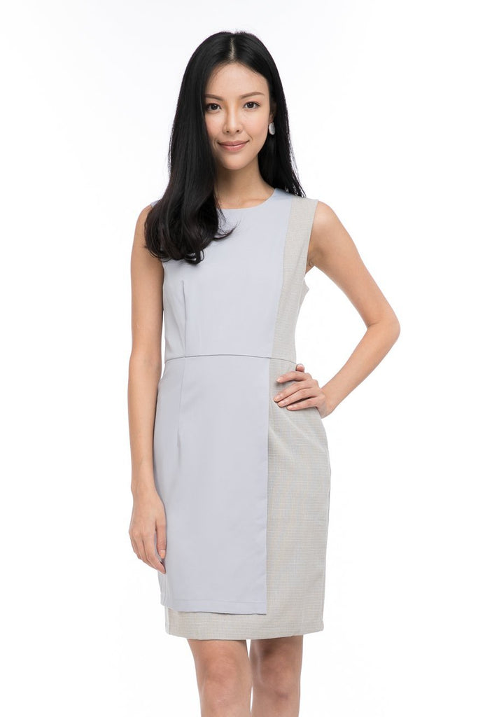 Brielle Colour Block shift in Grey Mint Ooak Brielle Colour Block shift in Grey Mint Ooak