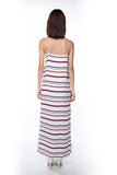 Clara Nautical Stripe Maxi in White - Mint Ooak - Dress - 6