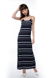 Clara Nautical Stripe Maxi in Navy - Mint Ooak - Dress - 3