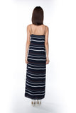 Clara Nautical Stripe Maxi in Navy - Mint Ooak - Dress - 6