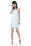 Grace Mesh Top Pocket Shift in Mint - Mint Ooak - Dress - 2