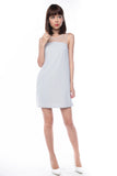 Grace Mesh Top Pocket Shift in Grey - Mint Ooak - Dress - 4