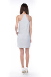 Grace Mesh Top Pocket Shift in Grey - Mint Ooak - Dress - 6