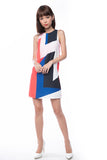 Holla Abstract Print Shift - Mint Ooak - Dress - 2