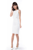 Delia Wave Lace Midi - Mint Ooak - Dress - 3