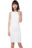 Delia Wave Lace Midi - Mint Ooak - Dress - 1