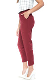 Lilian Tailored Pants in Wine - Mint Ooak - Bottom - 4