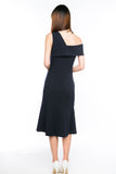 Claireen Toga Bardot Midi in Midnight Blue