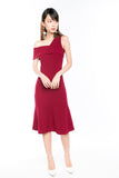 Claireen Toga Bardot Midi in Wine