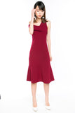 Claireen Toga Bardot Midi in Wine