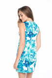Lily Floral Shift Dress - Mint Ooak - Dress - 5