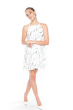 Bertilla Marble Trapeze Dress - Mint Ooak - Dress - 2