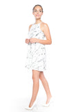 Bertilla Marble Trapeze Dress - Mint Ooak - Dress - 5