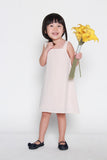 Mini Charlene Button Dress in Cream