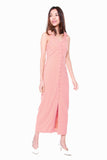 Juliana Button Down Maxi Dress in Rose