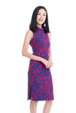 Renne Classic Cheongsam in Purple