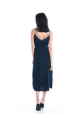 Cara Strappy Midi Slip in Navy