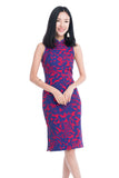 Renne Classic Cheongsam in Purple
