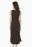 Felicia Assymetric Sheath Dress in Black