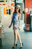 Tammy Abstract Monochrome Skorts - Mint Ooak - Skorts - 3