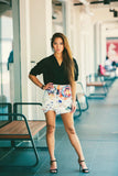 Maggie Abstract Skorts - Mint Ooak - Skorts - 1