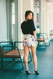 Maggie Abstract Skorts - Mint Ooak - Skorts - 4