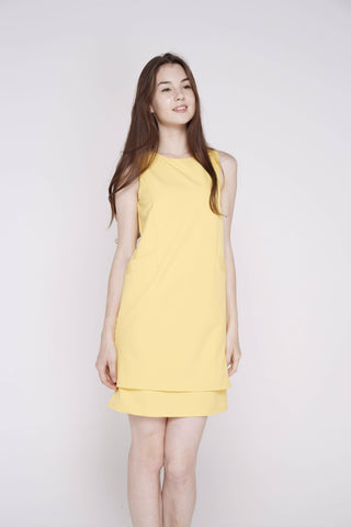 Jaylene Double Layer Pocket Shift in Sunshine