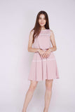 Alvery Crop Top Skater in Blush