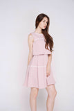 Alvery Crop Top Skater in Blush