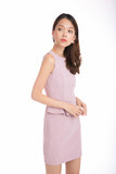 Rye Ruffle Peplum in Dusty Pink