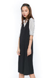 Delia Pina Shift Midi In Black