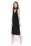Delia Pina Shift Midi In Black
