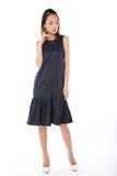 Julia Swing Mermaid in Navy Stripes