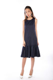 Julia Swing Mermaid in Navy Stripes