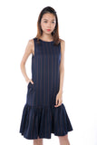 Julia Swing Mermaid in Navy Stripes