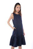 Julia Swing Mermaid in Navy Stripes