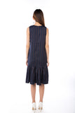 Julia Swing Mermaid in Navy Stripes