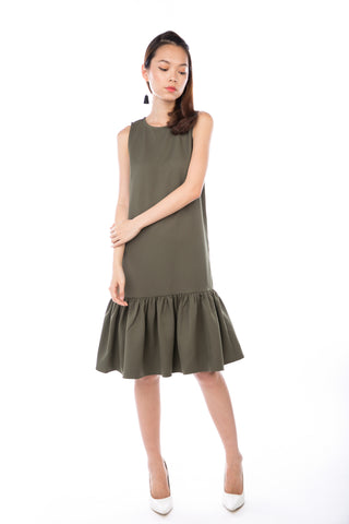 Julia Swing Mermaid in Olive