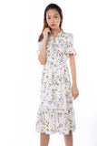Floral Ruffle Hem Sundress