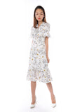 Floral Ruffle Hem Sundress