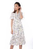 Floral Ruffle Hem Sundress