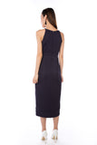 Chanelle Centre Split Maxi in Deep Purple