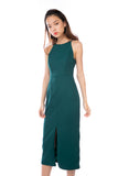 Chanelle Centre Split Maxi in Forest