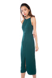 Chanelle Centre Split Maxi in Forest
